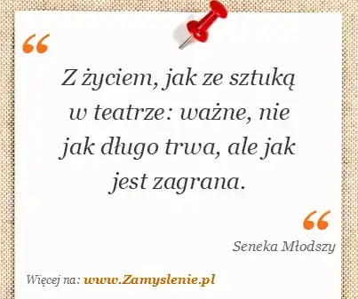 Zdjęcie Życie to teatr cytaty: odkryj mądre myśli o roli w życiu